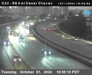 SB 5 at Cesar E Chaves Prkwy