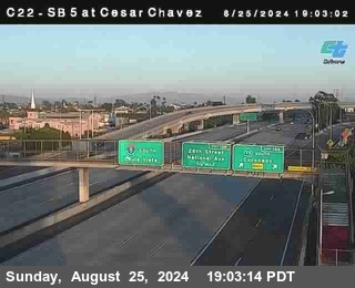 SB 5 at Cesar E Chaves Prkwy