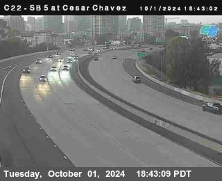 SB 5 at Cesar E Chaves Prkwy