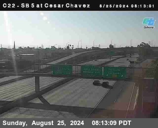 SB 5 at Cesar E Chaves Prkwy