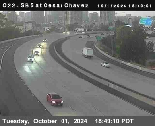 SB 5 at Cesar E Chaves Prkwy