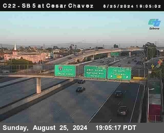 SB 5 at Cesar E Chaves Prkwy