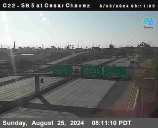 SB 5 at Cesar E Chaves Prkwy