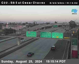 SB 5 at Cesar E Chaves Prkwy