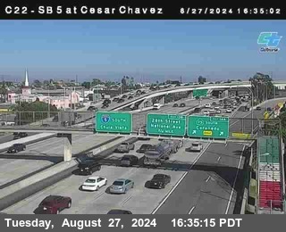 SB 5 at Cesar E Chaves Prkwy