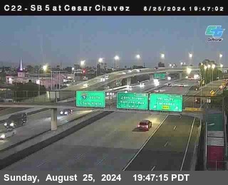 SB 5 at Cesar E Chaves Prkwy