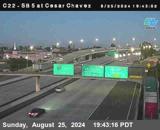 SB 5 at Cesar E Chaves Prkwy