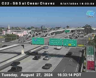 SB 5 at Cesar E Chaves Prkwy