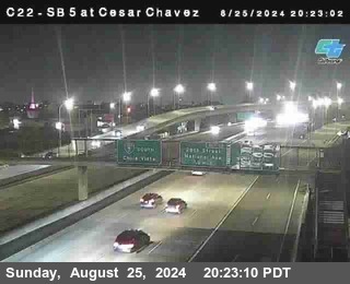 SB 5 at Cesar E Chaves Prkwy