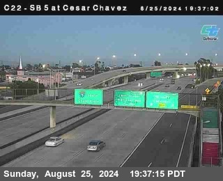 SB 5 at Cesar E Chaves Prkwy