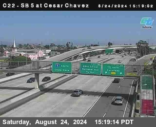 SB 5 at Cesar E Chaves Prkwy