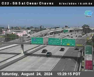 SB 5 at Cesar E Chaves Prkwy