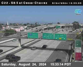 SB 5 at Cesar E Chaves Prkwy