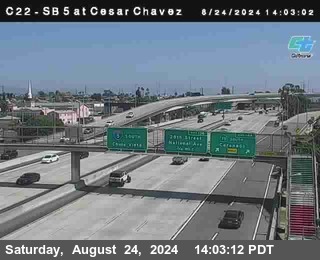 SB 5 at Cesar E Chaves Prkwy