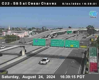 SB 5 at Cesar E Chaves Prkwy