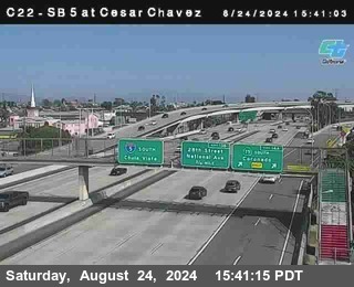 SB 5 at Cesar E Chaves Prkwy