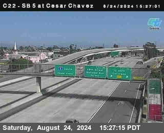 SB 5 at Cesar E Chaves Prkwy