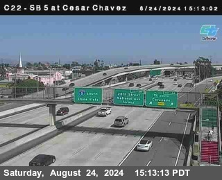 SB 5 at Cesar E Chaves Prkwy