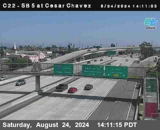 SB 5 at Cesar E Chaves Prkwy