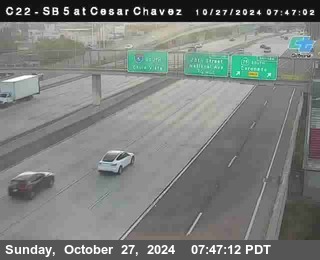 SB 5 at Cesar E Chaves Prkwy