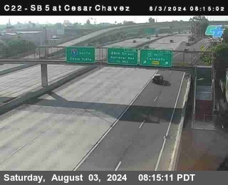 SB 5 at Cesar E Chaves Prkwy