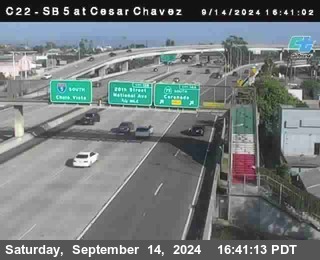 SB 5 at Cesar E Chaves Prkwy