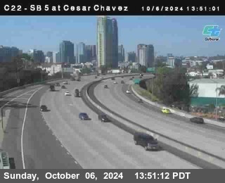 SB 5 at Cesar E Chaves Prkwy