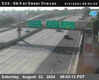 SB 5 at Cesar E Chaves Prkwy