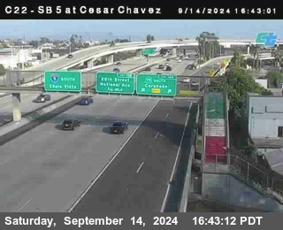 SB 5 at Cesar E Chaves Prkwy