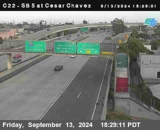 SB 5 at Cesar E Chaves Prkwy