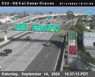 SB 5 at Cesar E Chaves Prkwy