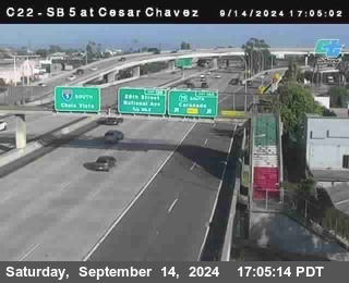 SB 5 at Cesar E Chaves Prkwy