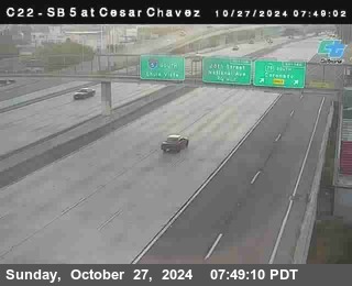 SB 5 at Cesar E Chaves Prkwy