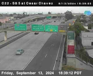 SB 5 at Cesar E Chaves Prkwy