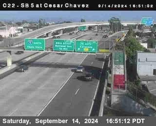 SB 5 at Cesar E Chaves Prkwy