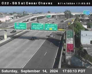 SB 5 at Cesar E Chaves Prkwy