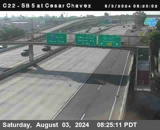 SB 5 at Cesar E Chaves Prkwy