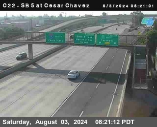 SB 5 at Cesar E Chaves Prkwy