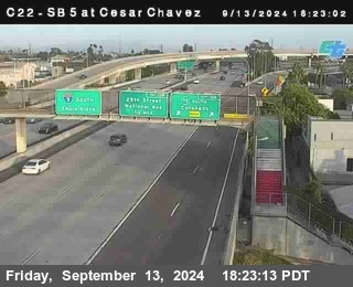 SB 5 at Cesar E Chaves Prkwy