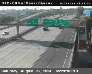 SB 5 at Cesar E Chaves Prkwy