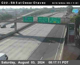 SB 5 at Cesar E Chaves Prkwy