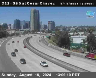 SB 5 at Cesar E Chaves Prkwy