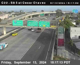 SB 5 at Cesar E Chaves Prkwy