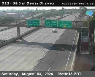 SB 5 at Cesar E Chaves Prkwy