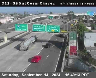 SB 5 at Cesar E Chaves Prkwy