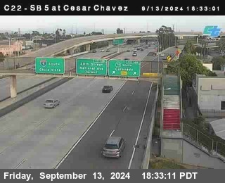 SB 5 at Cesar E Chaves Prkwy