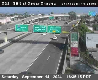 SB 5 at Cesar E Chaves Prkwy