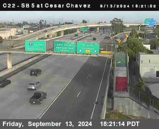 SB 5 at Cesar E Chaves Prkwy