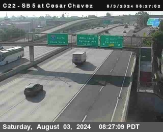 SB 5 at Cesar E Chaves Prkwy