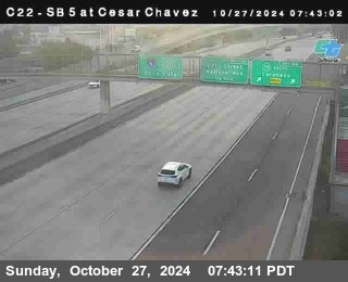 SB 5 at Cesar E Chaves Prkwy